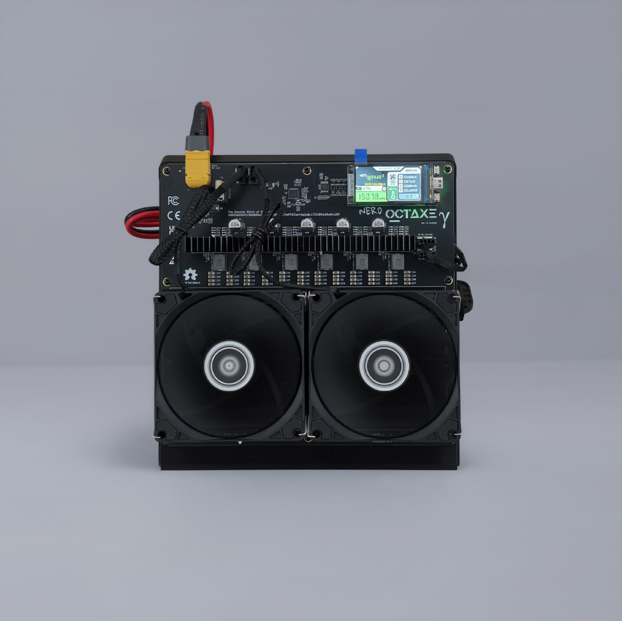 NerdOCTAXE Rev 3.1 Double Q - 15TH/s - Includes PSU