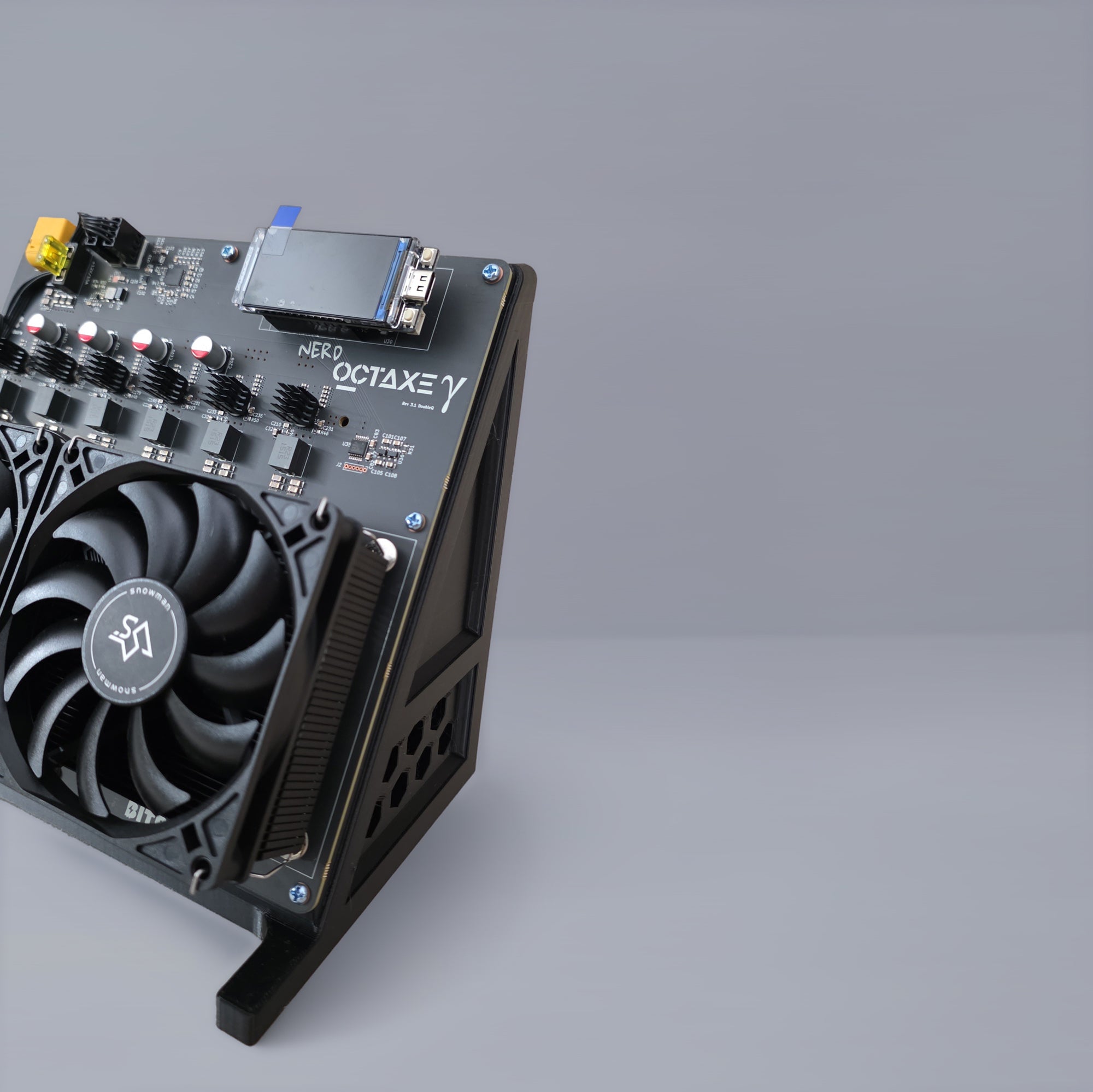 NerdOCTAXE Rev 3.1 Double Q - 12TH/s - Includes PSU