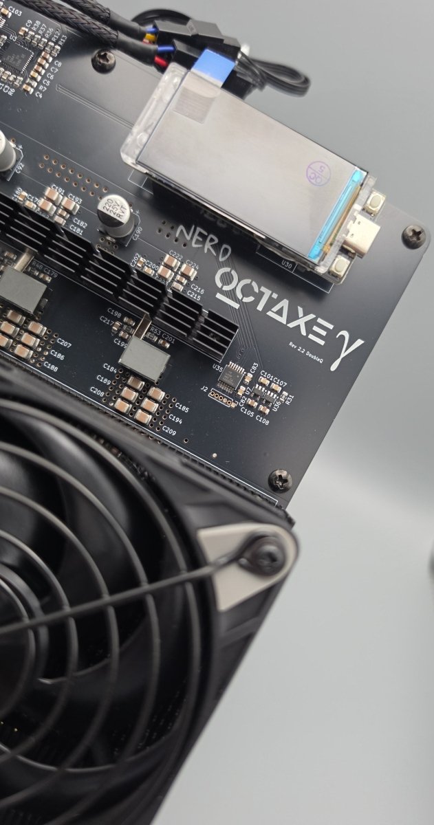 NerdOCTAXE Rev 2.2 Double Q - 9.6 TH/s - Includes PSU - Solo Miners USA