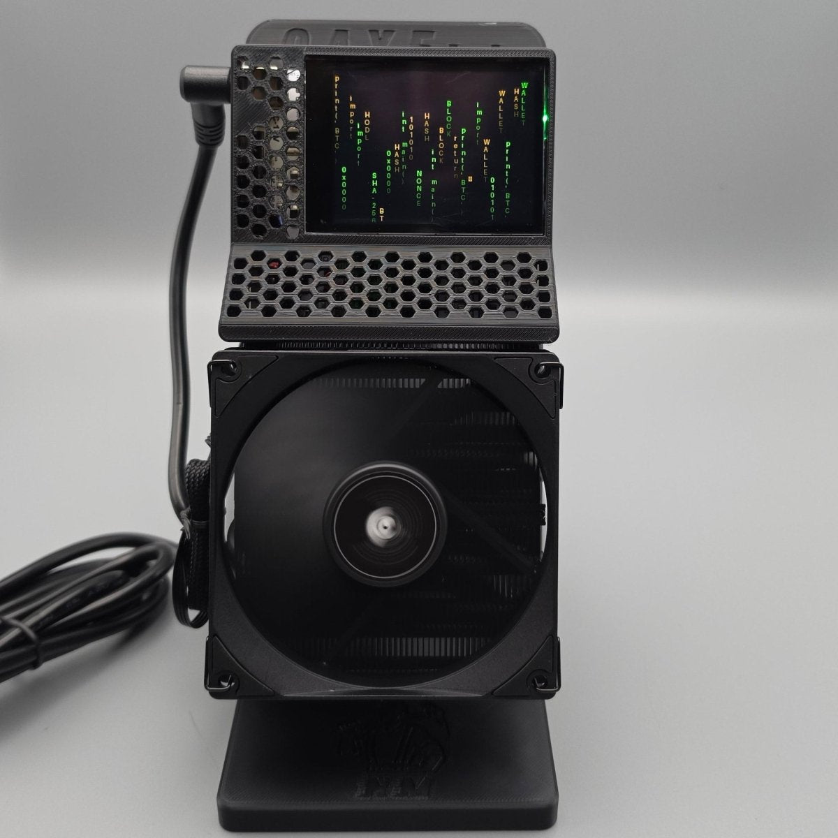 NM Qaxe++ - 4.8 TH/s with Rear RGB Fan - Includes PSU - Solo Miners USA