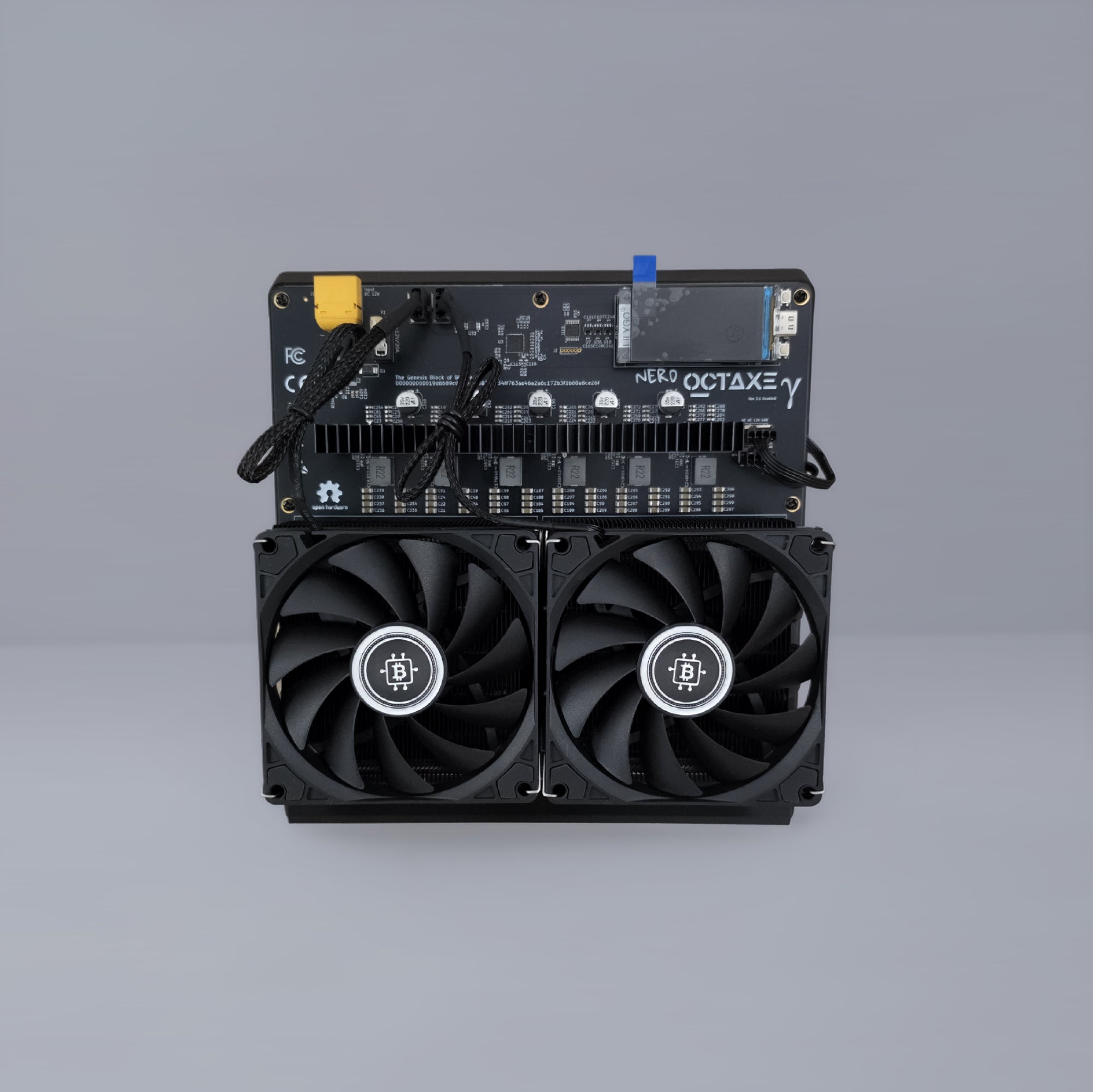 NerdOCTAXE Rev 3.1 Double Q - 15TH/s - Includes PSU
