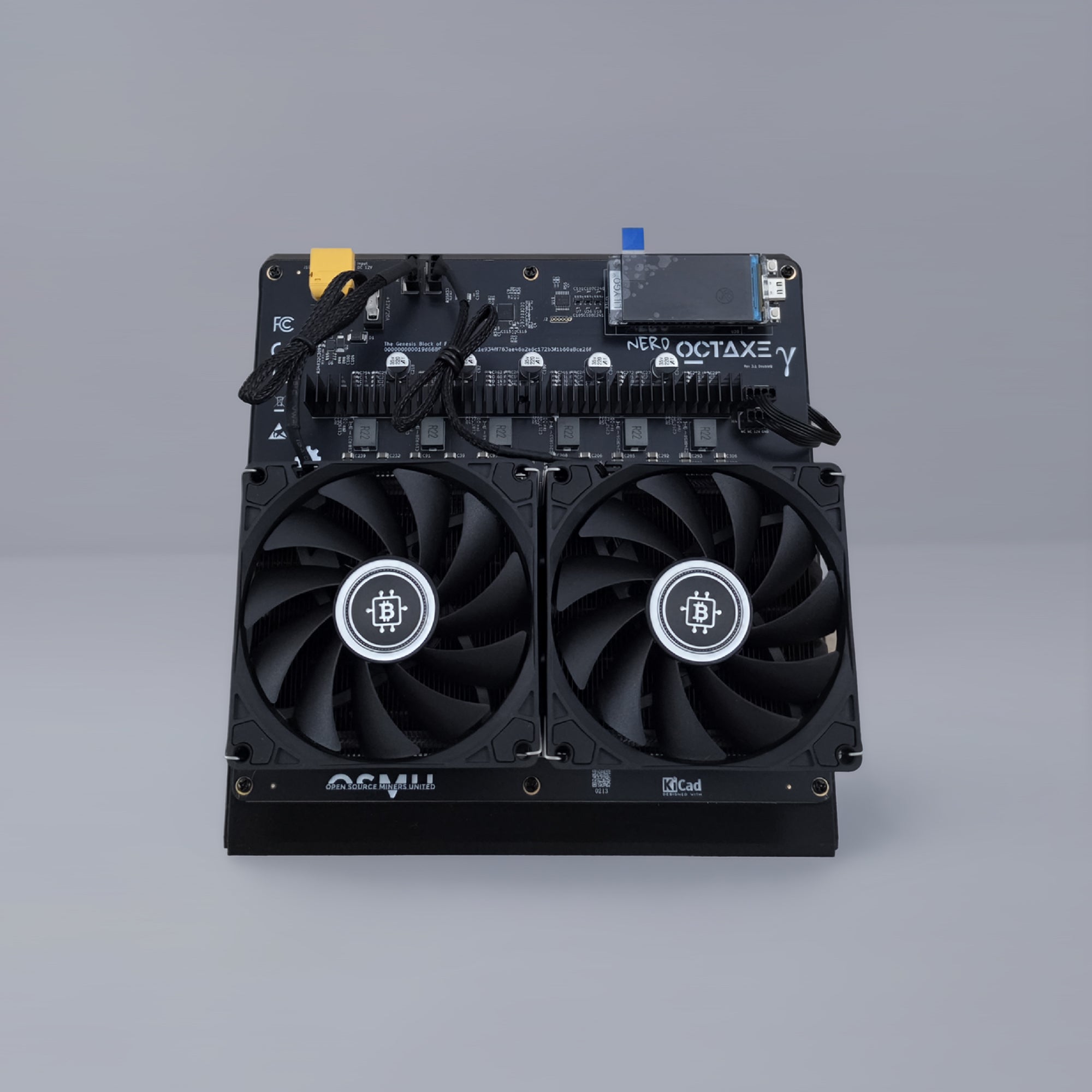 NerdOCTAXE Rev 3.1 Double Q - 15TH/s - Includes PSU