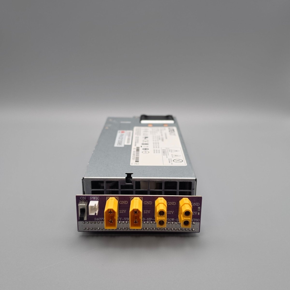 Liteon 1200w Server PSU with XT60 Breakout Board - Solo Miners USA
